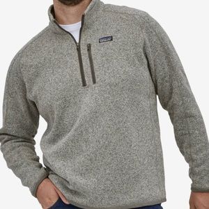 NWOT - Patagonia Men's Better Sweater 1/4-Zip Fleece - Color Stonewash Pullover